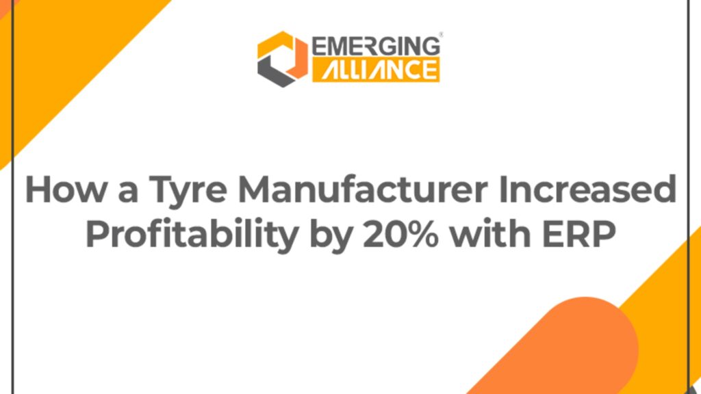 Tyre manufacturer achieving 20% higher profitability through ERP-driven operational and financial improvements.