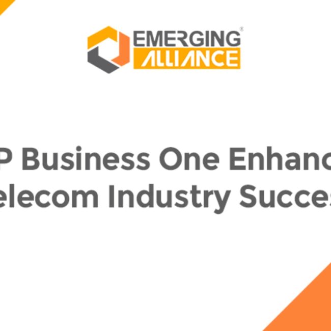 Telecommunications company using SAP Business One to improve operations, customer service, and business performance.