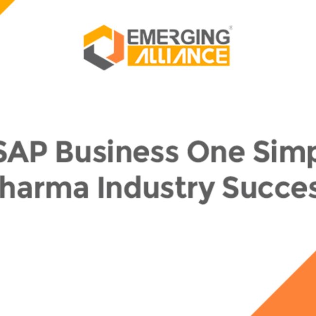 Pharmaceutical company using SAP Business One to improve compliance, supply chain visibility, and operational efficiency.