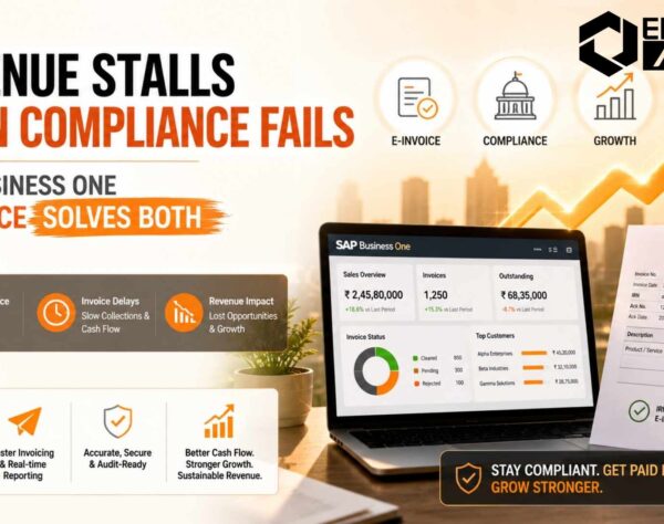 SAP Business One E-Invoice solution for automated compliance, real-time invoice processing, finance workflow automation.