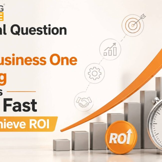Enterprise leaders evaluating SAP Business One Pricing, implementation costs, ROI, automation benefits, and digital transformation strategy.
