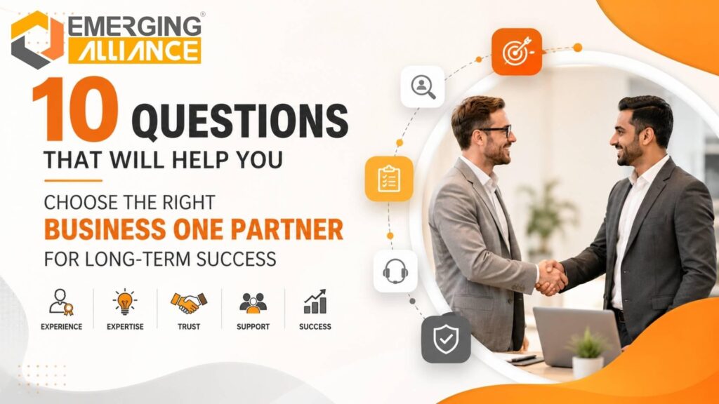 Enterprise leaders evaluating an SAP Business One Partner for digital transformation, ERP implementation, scalability, and business growth