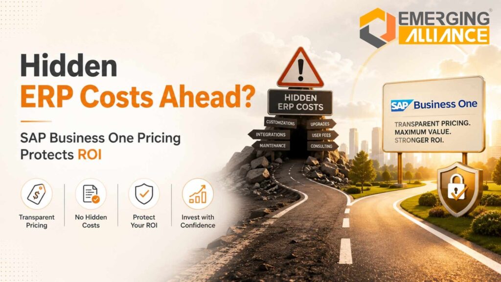 SAP Business One Pricing framework helping enterprises optimize ERP investment, licensing costs, and long-term ROI.