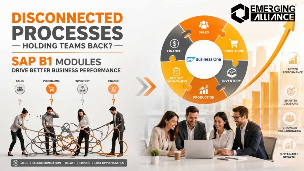 Enterprise teams using SAP B1 Modules to improve operational efficiency, workflow automation, and business performance.
