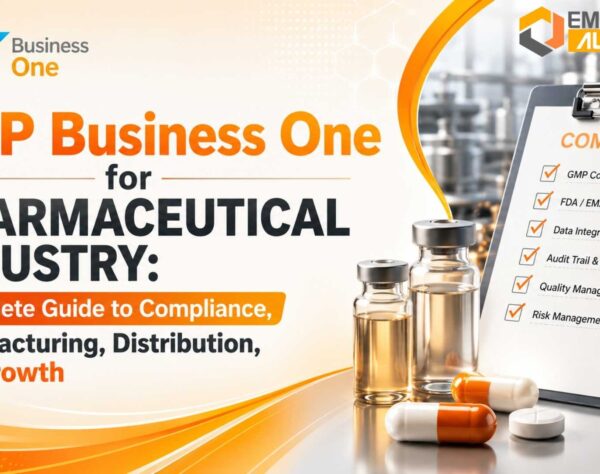 SAP Business One for pharmaceutical manufacturing, compliance, and distribution.