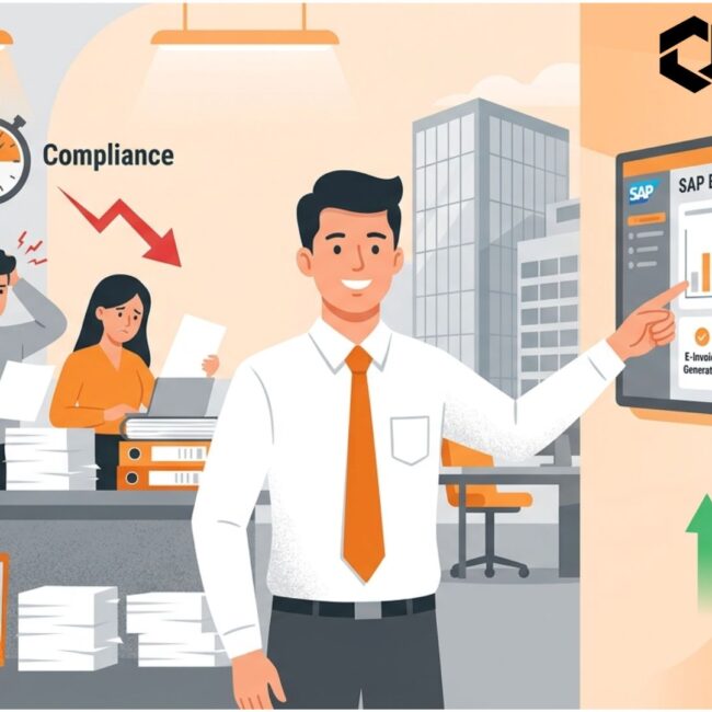 SAP B1 E-Invoice solution automating GST compliance with real-time IRP integration and digital invoice processing.