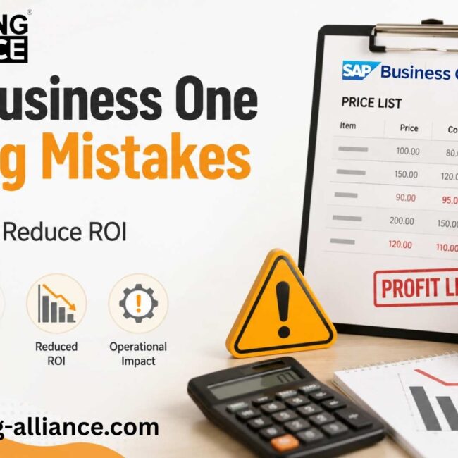 Enterprise leaders evaluating SAP Business One Pricing, licensing costs, implementation strategy, and long-term ERP ROI