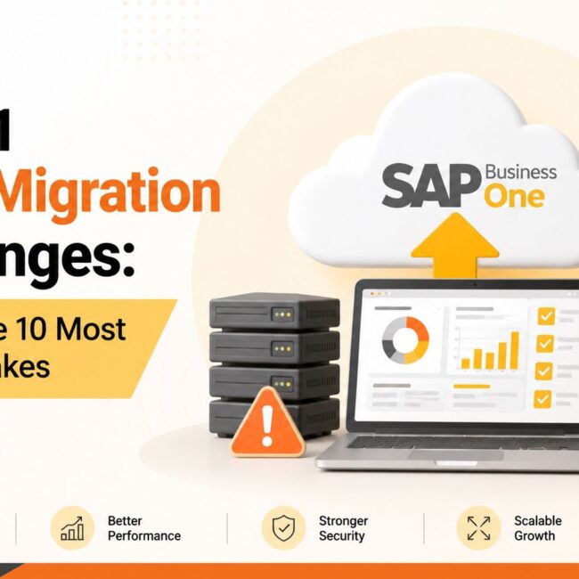 SAP B1 Cloud Migration challenges and strategies to avoid costly migration mistakes