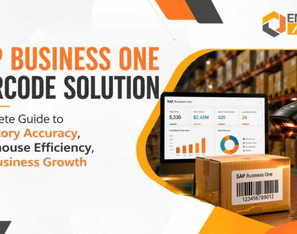 SAP Business One Barcode Solution for inventory accuracy and warehouse efficiency with real-time barcode scanning