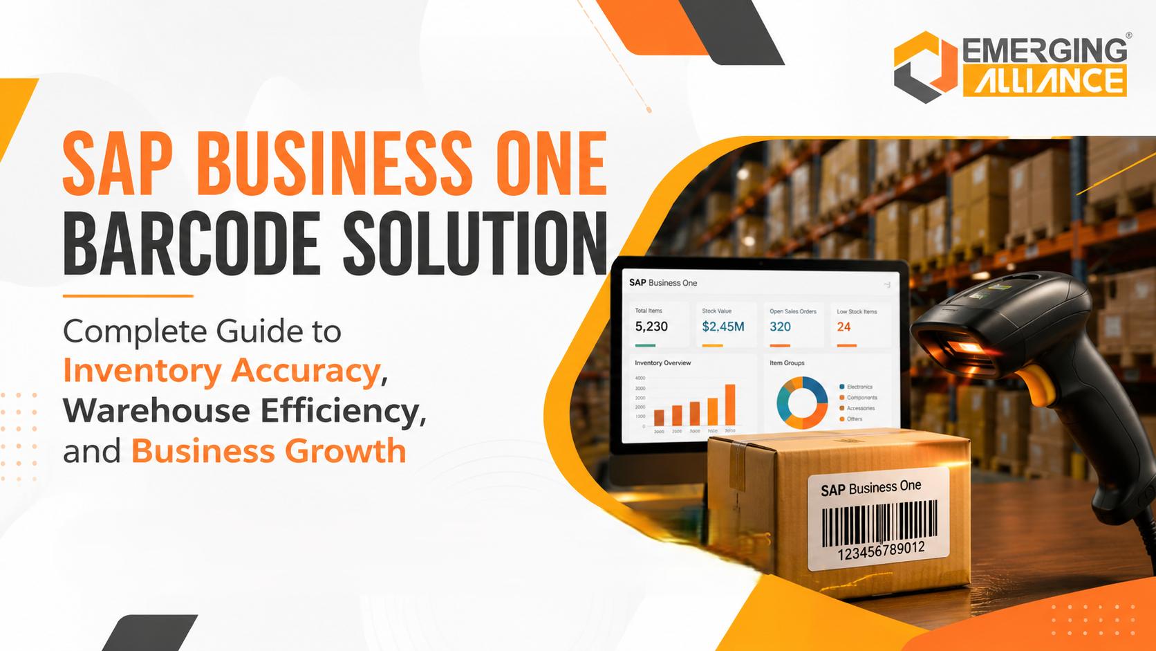 SAP Business One Barcode Solution for inventory accuracy and warehouse efficiency with real-time barcode scanning