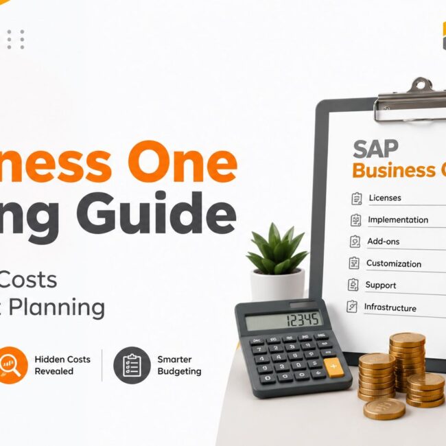 SAP Business One Pricing, hidden costs, and ERP budget planning guide