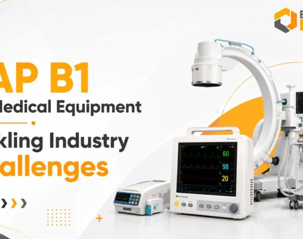 SAP B1 for Medical Equipment helping medical device companies manage inventory, regulatory compliance, service management, and operational challenges with ERP automation.