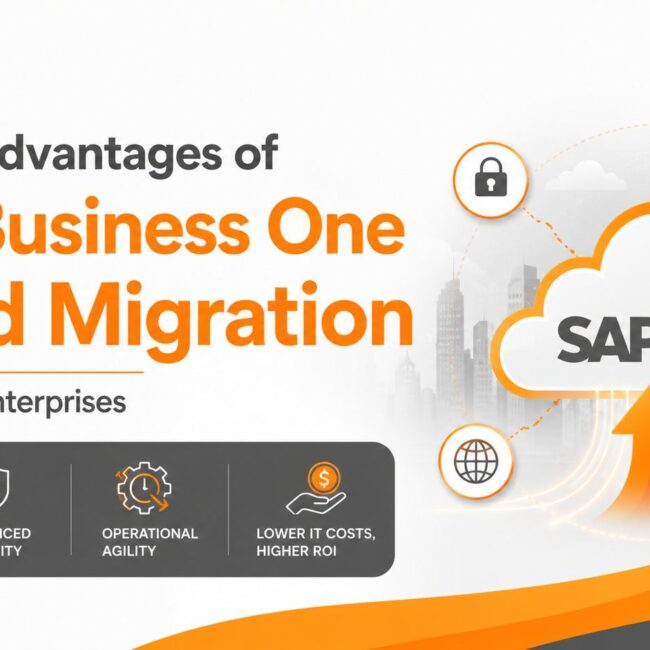 SAP Business One Cloud Migration helping growing enterprises improve scalability, operational efficiency, security, and business growth.