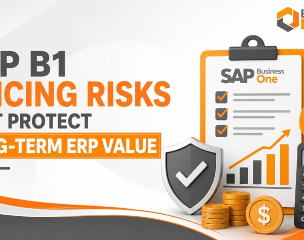 CFO and business leaders reviewing SAP B1 Pricing, licensing, implementation costs, and long-term ERP budget planning.