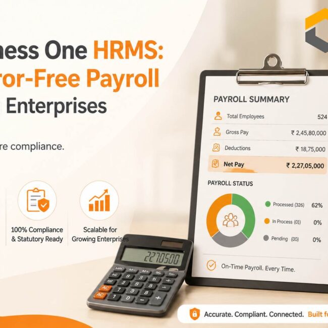 SAP Business One HRMS dashboard streamlining payroll processing for growing enterprises with automated and error-free workforce management