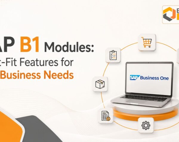 Choose SAP B1 Modules that match your business needs, reduce ERP costs, and improve operational visibility with the right implementation strategy.