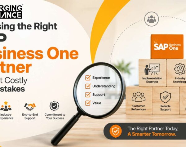 Business professionals evaluating a SAP Business One partner to avoid costly ERP implementation mistakes and ensure successful digital transformation