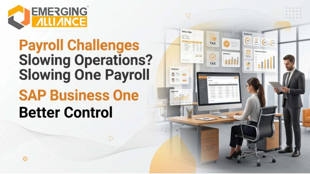 SAP Business One Payroll dashboard helping businesses streamline payroll processes, improve payroll accuracy, and gain better operational control.