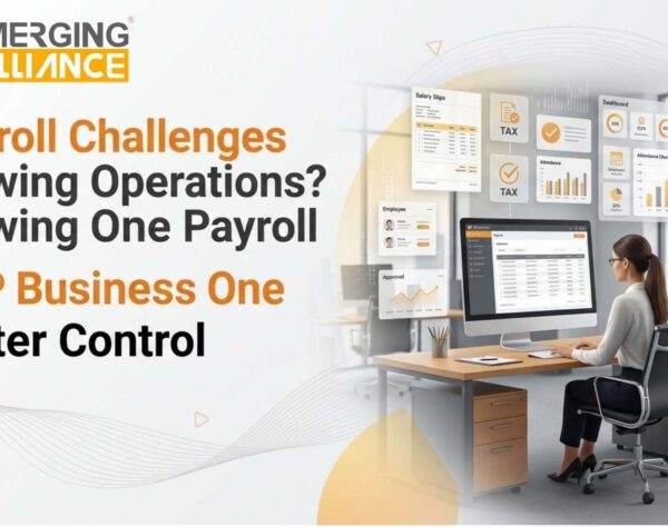 SAP Business One Payroll dashboard helping businesses streamline payroll processes, improve payroll accuracy, and gain better operational control.