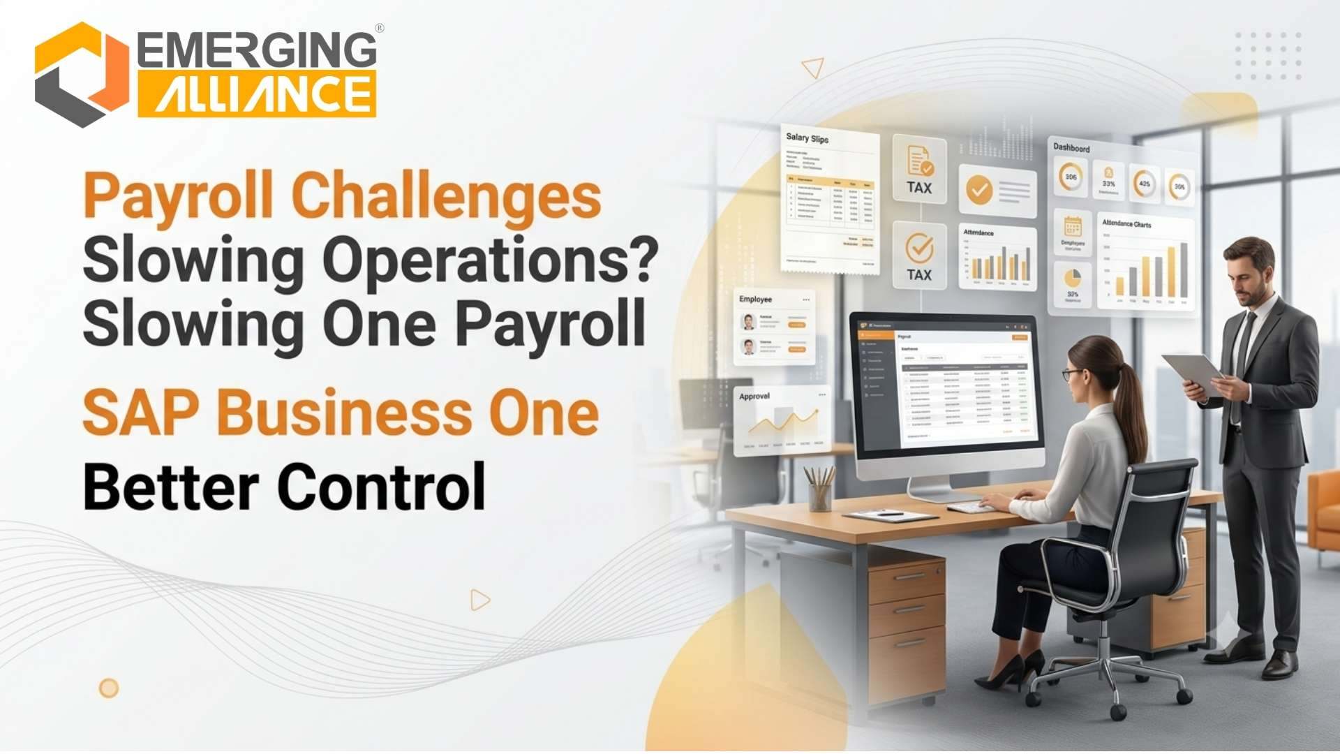 SAP Business One Payroll dashboard helping businesses streamline payroll processes, improve payroll accuracy, and gain better operational control.