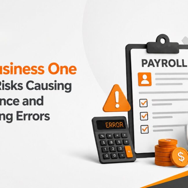 SAP Business One Payroll risks affecting compliance and payroll processing