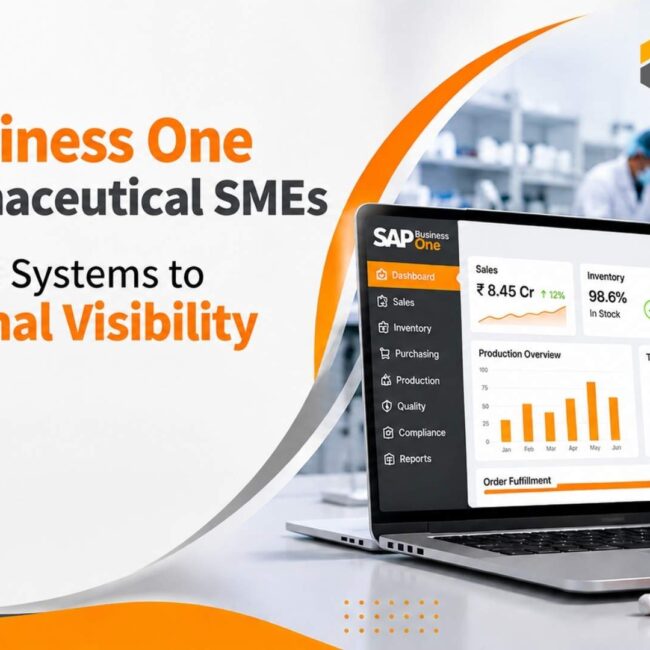 SAP Business One for Pharmaceutical SMEs improving operational visibility