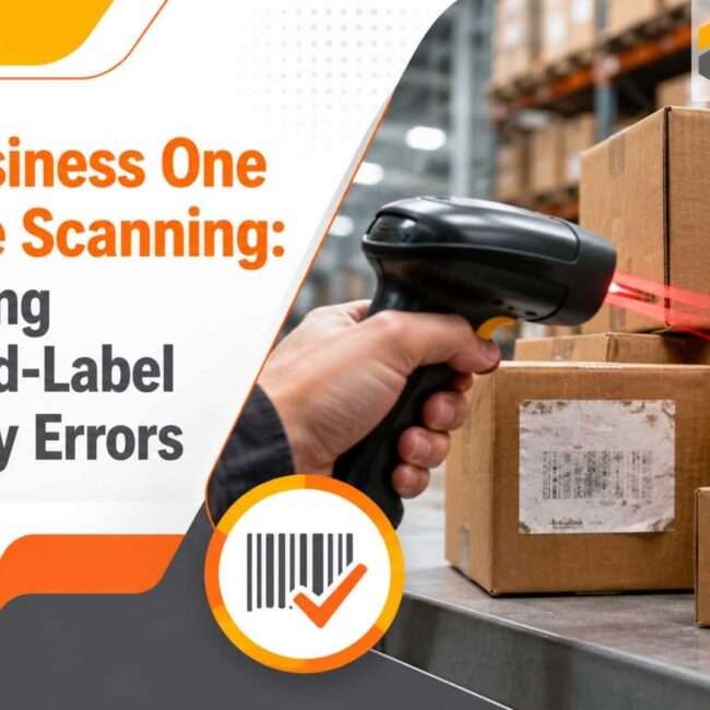 SAP Business One Barcode Scanning: Preventing Damaged-Label Inventory Errors