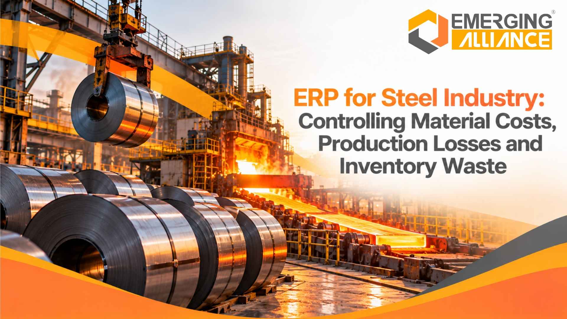 ERP for Steel Industry: Controlling Material Costs, Production Losses and Inventory Waste