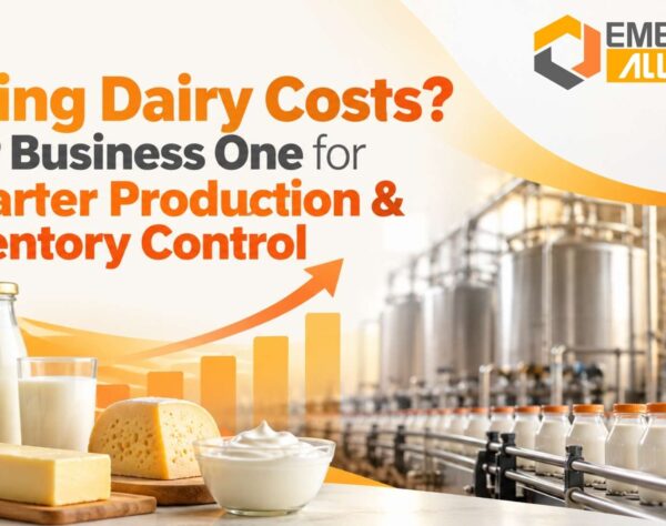 Rising Dairy Costs? SAP Business One for Smarter Production & Inventory Control
