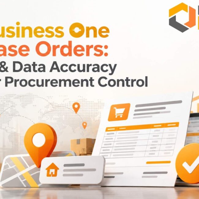 SAP Business One Purchase Orders: Address & Data Accuracy for Better Procurement Control